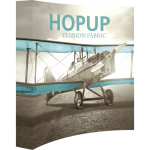 Curved Fabric Popup 8ft