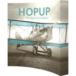 Curved Fabric Popup 8ft